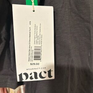 Pact Women's Charcoal Short Sleeve Tee
